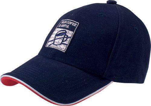 STAN šesťpanelová šiltovka, tmavo modrá