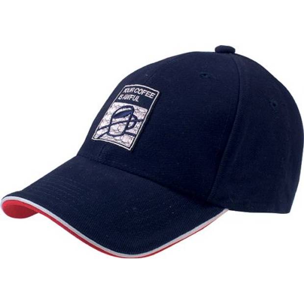 STAN šesťpanelová šiltovka, tmavo modrá STAN šesťpanelová šiltovka, tmavo modrá