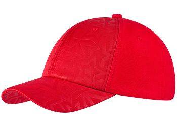 STARMA šesťpanelová šiltovka, červená