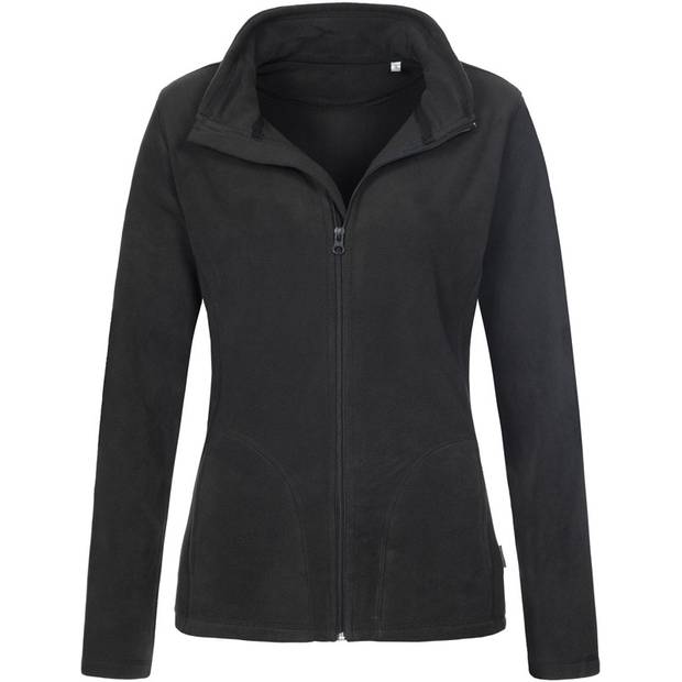 Stedman|Fleece Jacket Women, Dámska flís.bunda, čierna Opal, L Stedman|Fleece Jacket Women, Dámska flís.bunda, čierna Opal, L