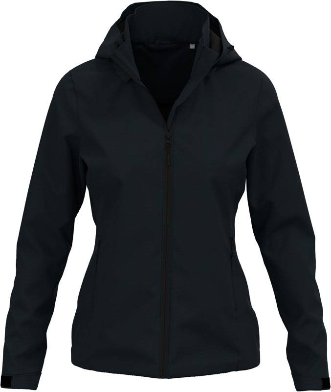 Stedman|Softshell Jacket"Lux" Women, Dámska 3vrstv.softshell bunda, modrá Midnight, XS