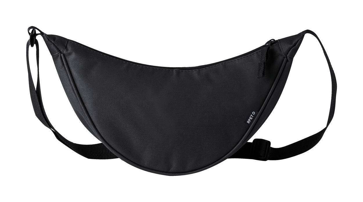 Stiva RPET crossbody ľadvinka, čierna