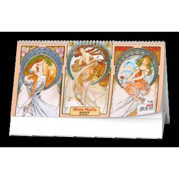 Stolní čtrnáctidenní kalendář - Alfons Mucha 2027 Stolní čtrnáctidenní kalendář - Alfons Mucha 2027