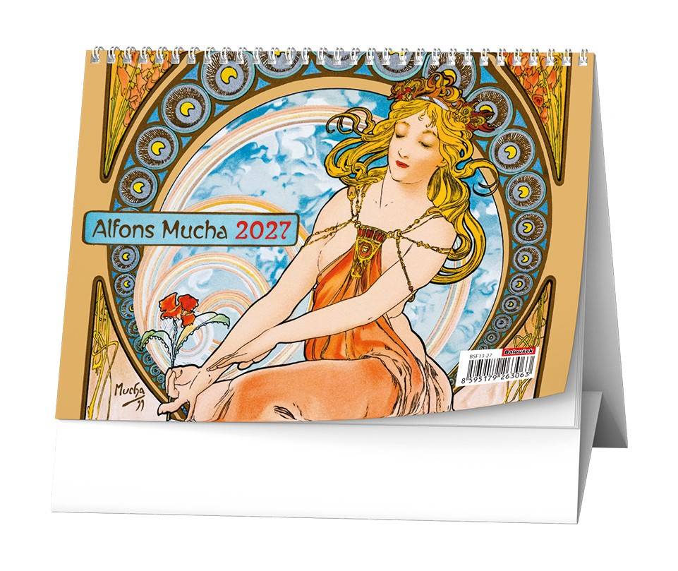Stolní kalendář - Alfons Mucha 2027