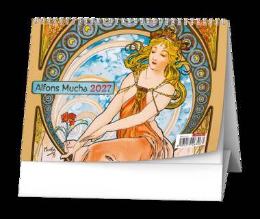 Stolní kalendář - Alfons Mucha 2027