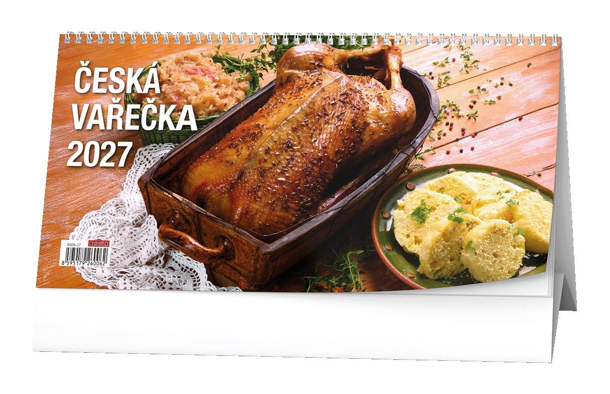 Stolní kalendář - Česká vařečka