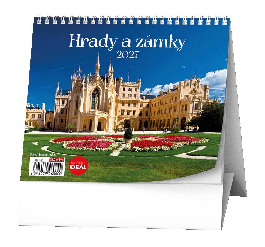 Stolní kalendář - IDEÁL - Hrady a zámky
