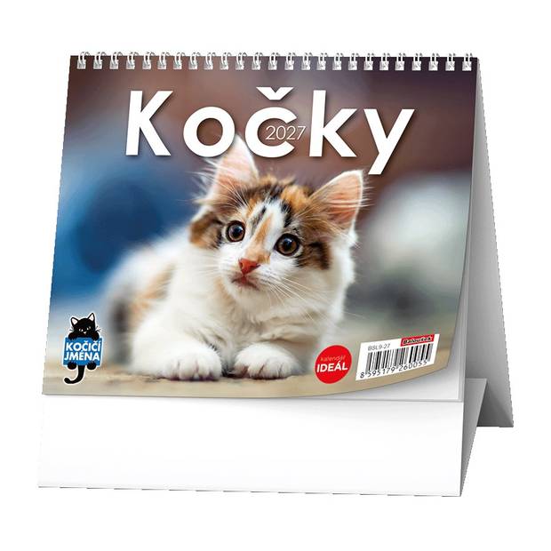 Stolní kalendář - IDEÁL - Kočky /s kočičími jmény/ Stolní kalendář - IDEÁL - Kočky /s kočičími jmény/