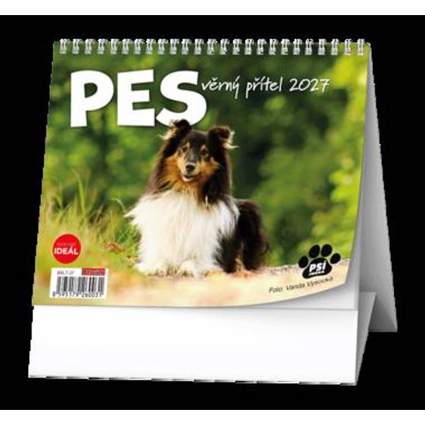 Stolní kalendář - IDEÁL - Pes - věrný přítel /s psími jmény/ Stolní kalendář - IDEÁL - Pes - věrný přítel /s psími jmény/