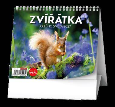 Stolní kalendář - IDEÁL - Zvířátka celého světa