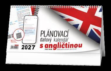 Stolní kalendář - Plánovací daňový kalendář s angličtinou