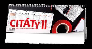 Stolní kalendář - Pracovní kalendář CITÁTY II