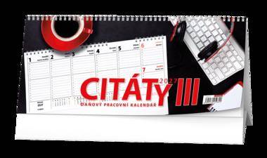 Stolní kalendář - Pracovní kalendář CITÁTY III
