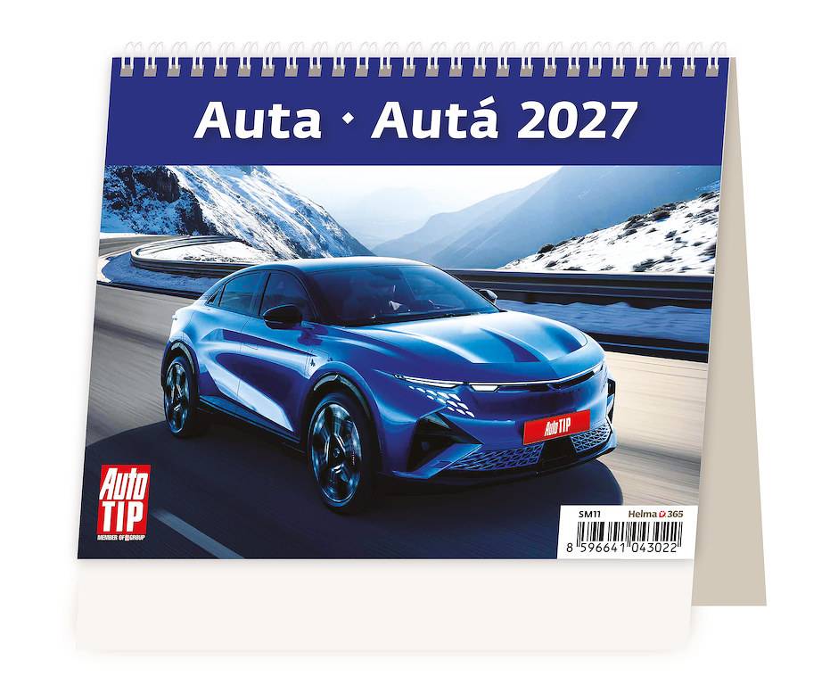 Stolný kalendár MiniMax Autá 2027 