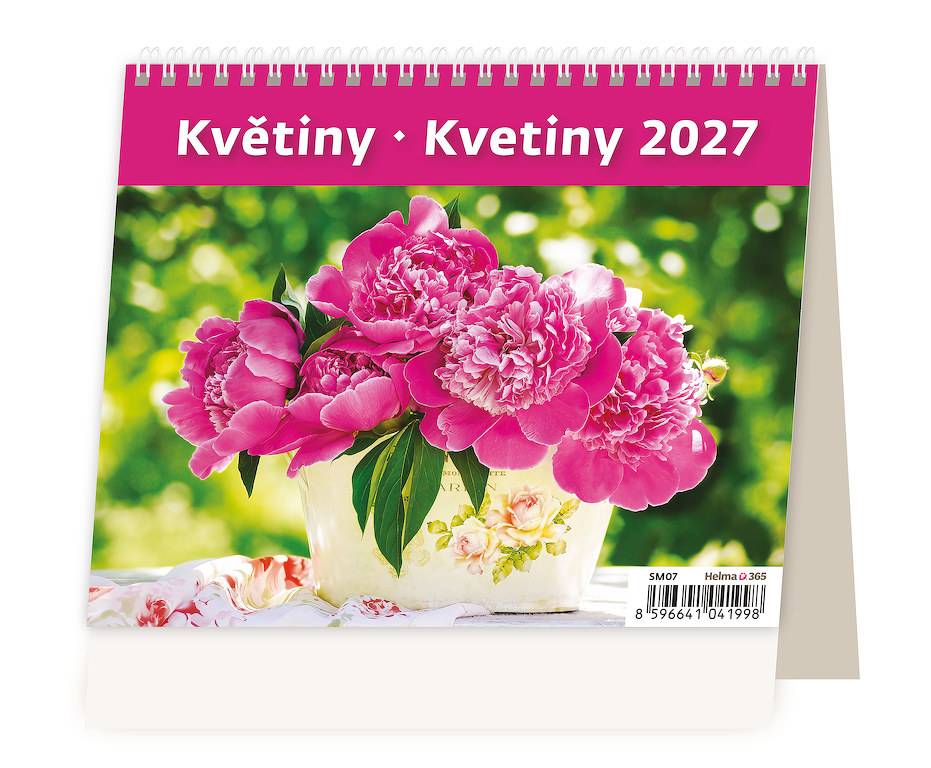 Stolný kalendár MiniMax Kvety 2027 
