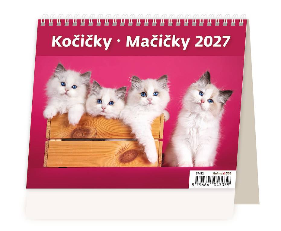 Stolný kalendár MiniMax Mačičky 2027 