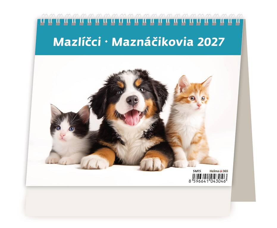 Stolný kalendár MiniMax Maznáčikovia 2027 