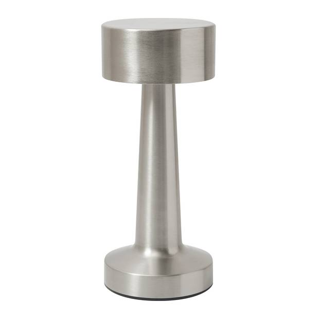 Stolová lampa z nerezovej ocele MUSHROOM, sivá Silver Stolová lampa z nerezovej ocele MUSHROOM, sivá Silver
