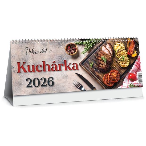 Stolový kalendár Kuchárka 2026 Stolový kalendár Kuchárka 2026