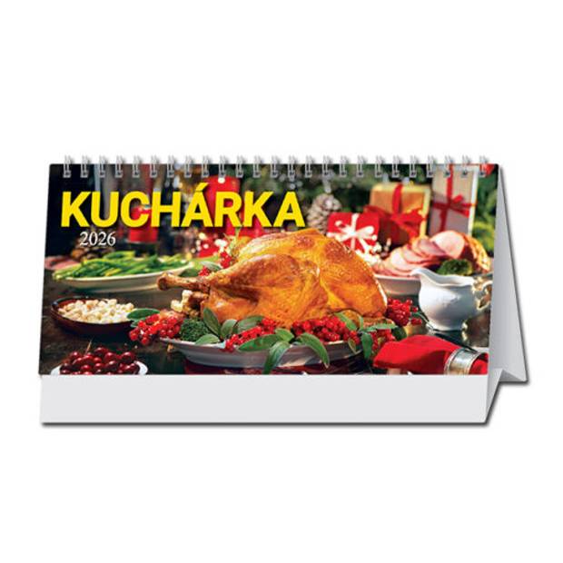Stolový kalendár Kuchárka 297x138mm,, 2026 Stolový kalendár Kuchárka 297x138mm,, 2026