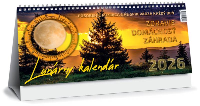 Stolový kalendár Lunárny 2026