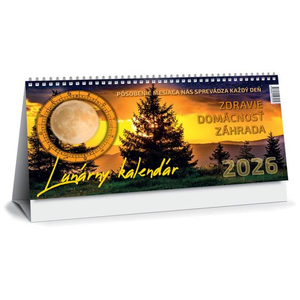 Stolový kalendár Lunárny 2026 Stolový kalendár Lunárny 2026