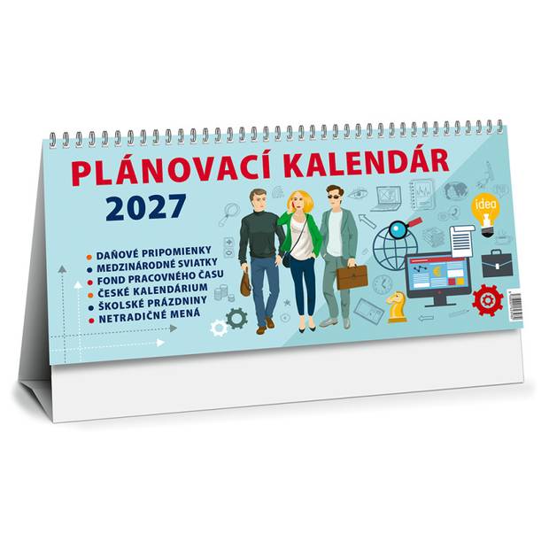 Stolový kalendár Plánovací MAXI 2027 Stolový kalendár Plánovací MAXI 2027