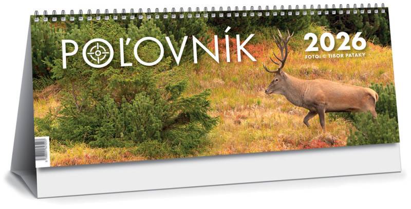 Stolový kalendár Poľovník 2026
