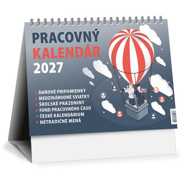 Stolový kalendár Pracovný malý 2027 Stolový kalendár Pracovný malý 2027