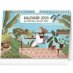 Obrázok ku produktu Stolový kalendár pre milovníkov izbových rastlín 2024, 30 × 21 cm
