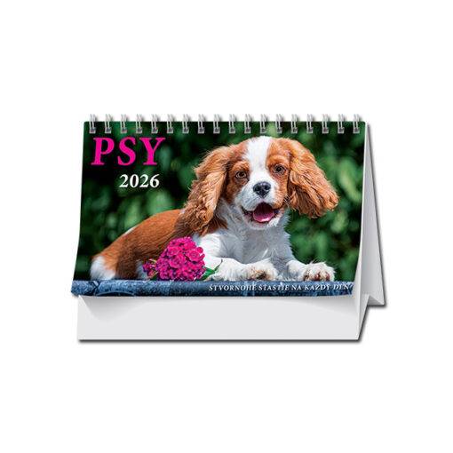 Stolový Kalendár Psy 2026