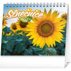 Obrázok ku produktu Stolový kalendár Slnečnice s citátmi 2024, 16,5 × 13 cm