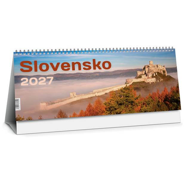Stolový kalendár Slovensko 2027 Stolový kalendár Slovensko 2027