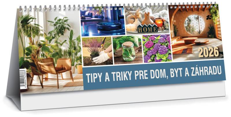 Stolový kalendár Tipy a triky 2026