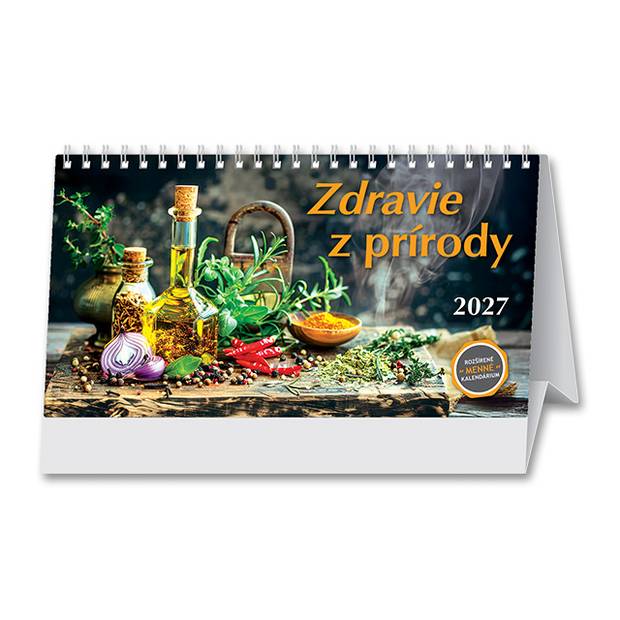 Stolový kalendár Zdravie z prírody 2027 Stolový kalendár Zdravie z prírody 2027