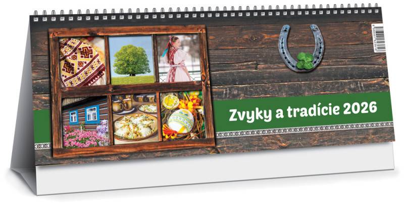 Stolový kalendár Zvyky a tradície 2026