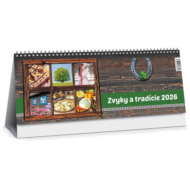 Stolový kalendár Zvyky a tradície 2026 Stolový kalendár Zvyky a tradície 2026