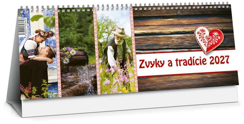 Stolový kalendár Zvyky a tradície 2027
