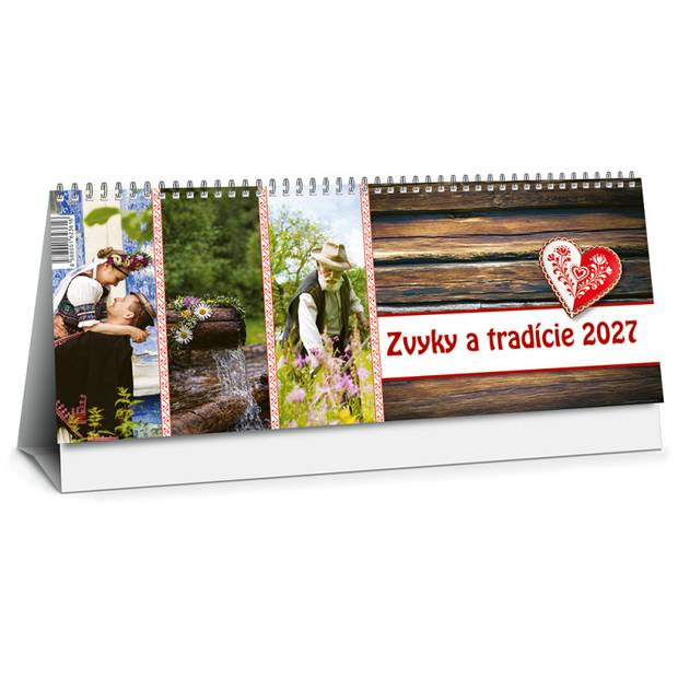 Stolový kalendár Zvyky a tradície 2027 Stolový kalendár Zvyky a tradície 2027