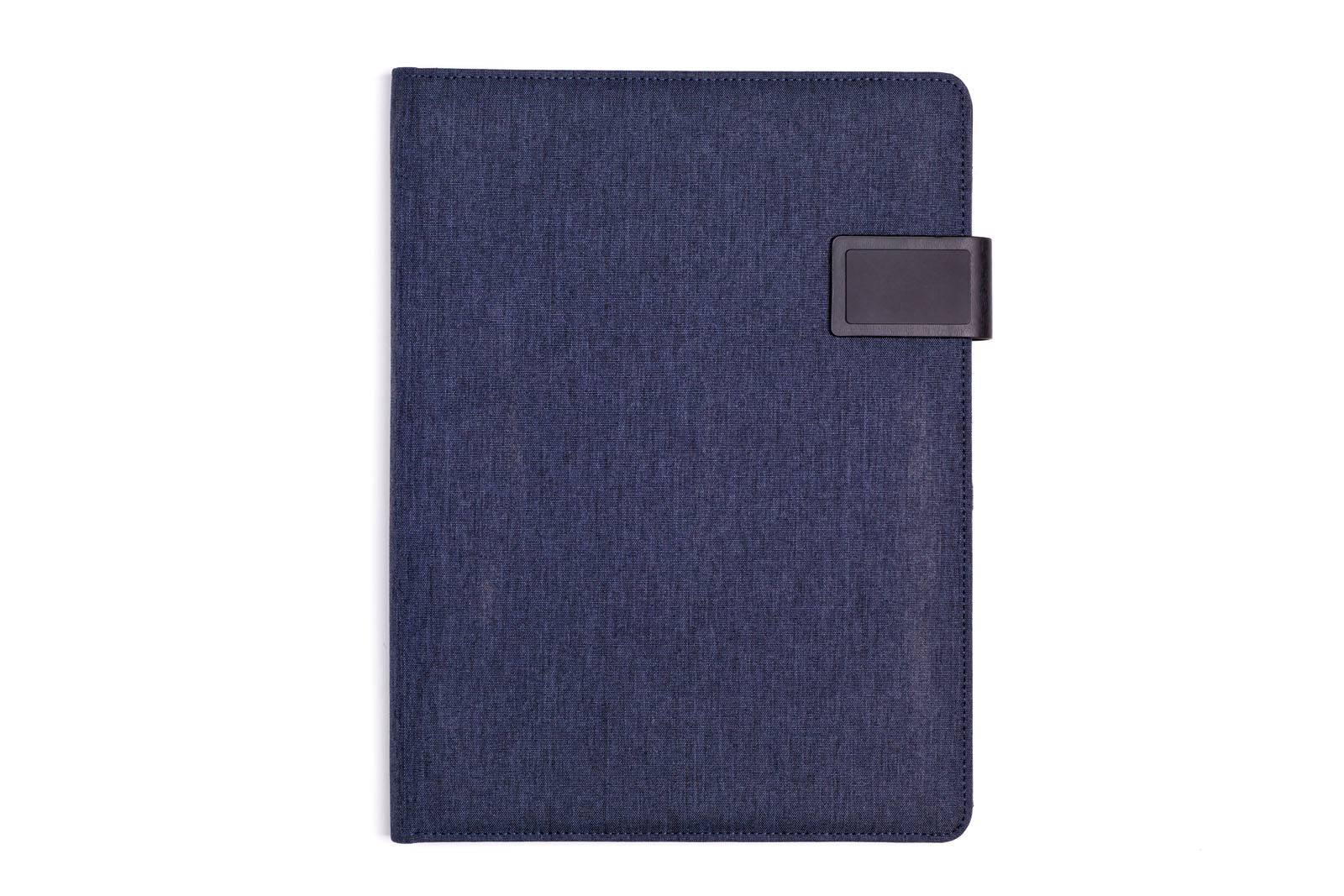 STREPIA A4 portfolio textil, modrá