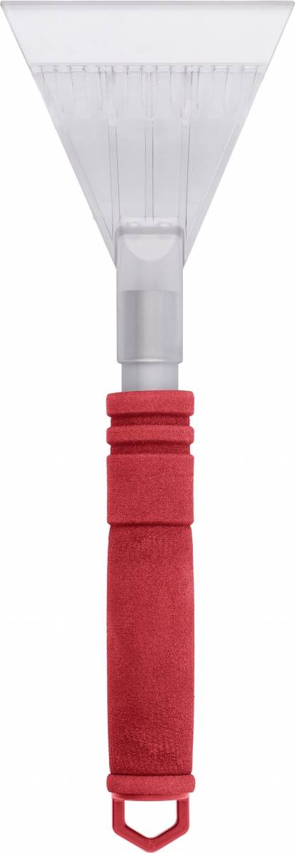 SUPRABO Plastová škrabka na led s EVA rukojetí, červená