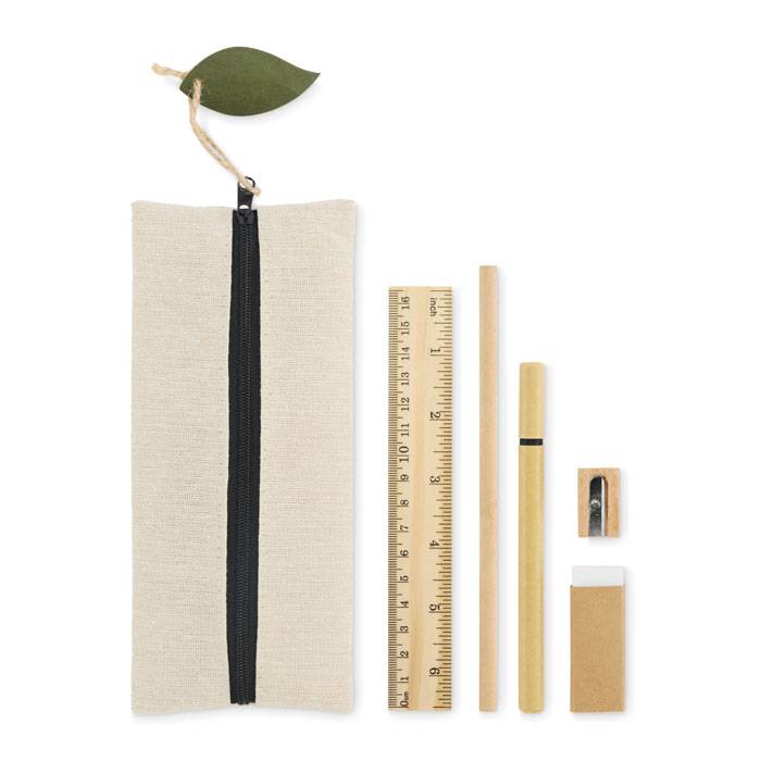 Súprava písacích potrieb v penále, čierna