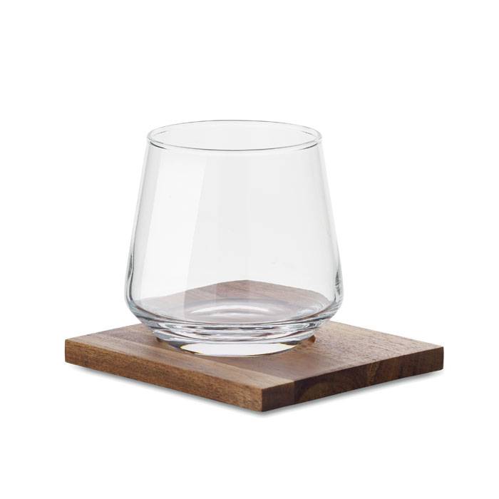 Súprava pohárov na whisky, transparentná
