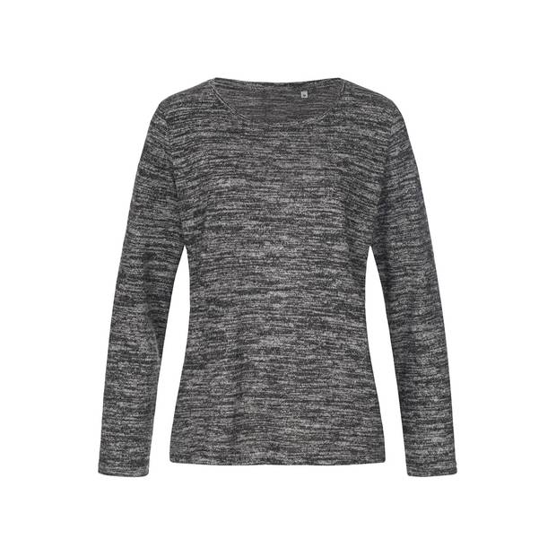 Svetr STEDMAN Knit Sweater, Dark Grey Melange šedá, XL Svetr STEDMAN Knit Sweater, Dark Grey Melange šedá, XL