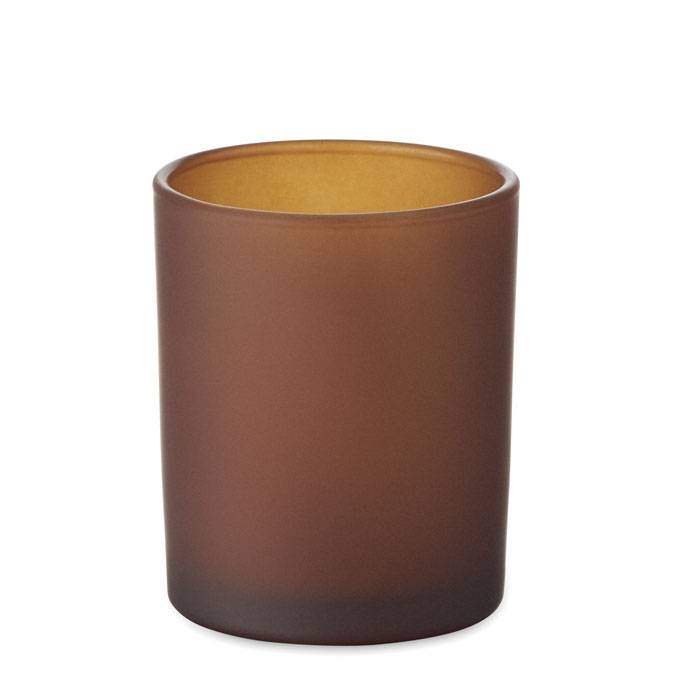 Sviečka z rastlinného vosku 80g, hnedá