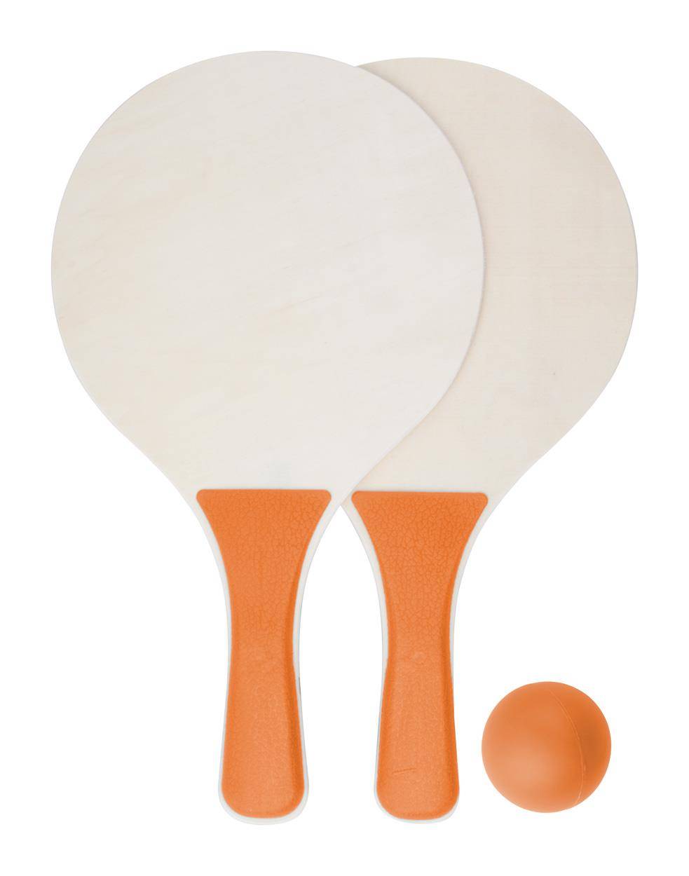 Tarik set na plážový tenis, oranžová