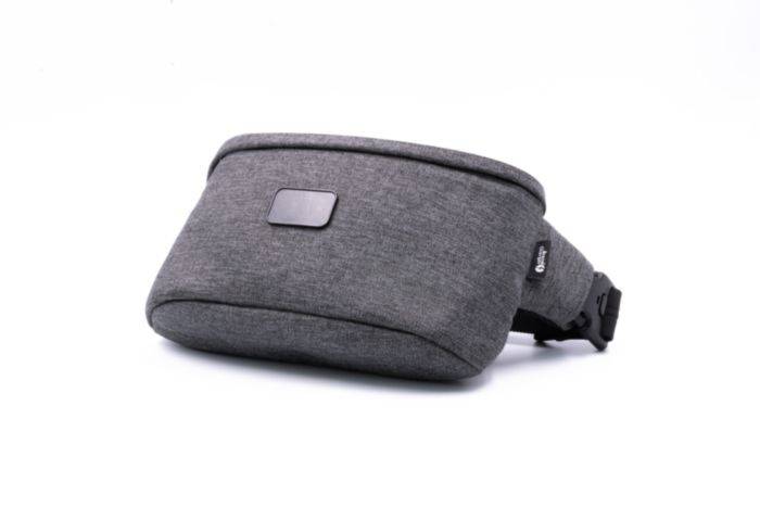 Taška cez rameno Brandcharger Crosspack, sivá