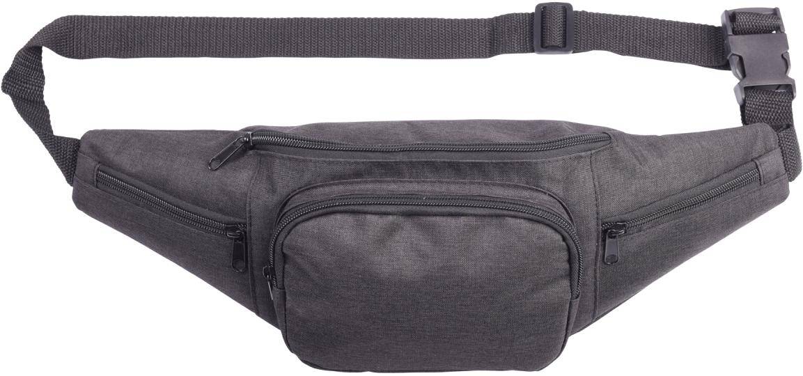 Taška na opasok "Quad" , sivá anthracitová