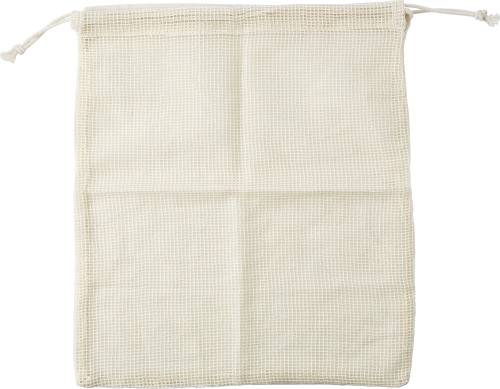 Taška na ovoce a zeleninu z organické bavlny, khaki