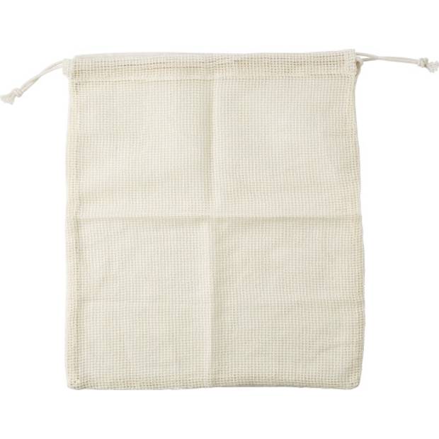 Taška na ovoce a zeleninu z organické bavlny, khaki Taška na ovoce a zeleninu z organické bavlny, khaki